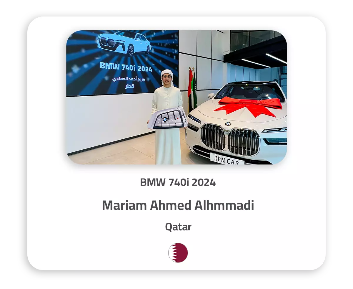 06 November Winner BMW 740i English